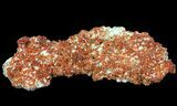 Ruby Red Vanadinite Crystals on Pink Barite - Morocco #82382-1